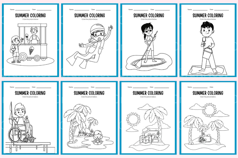Spring Summer Workbook Collection - CraftNest - Digital Crafting and Art