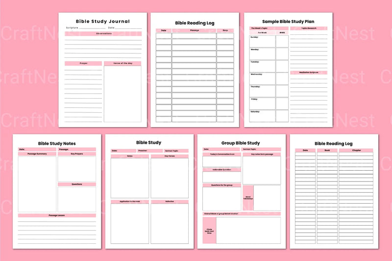 Faith Scripture Study Guide - CraftNest - Digital Crafting and Art