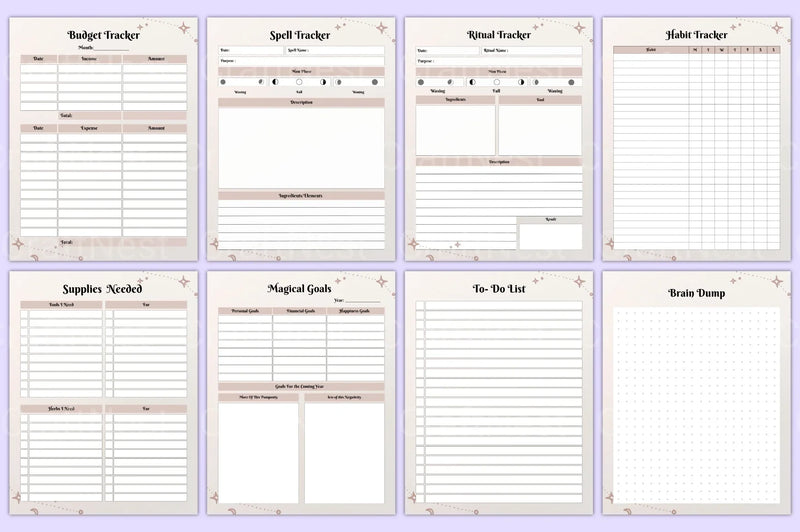 Witchy Planner: Mystical Organization for Your Magical Life - CraftNest - Digital Crafting and Art
