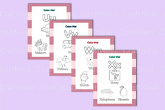 My ABC Coloring Booklet - CraftNest - Digital Crafting and Art