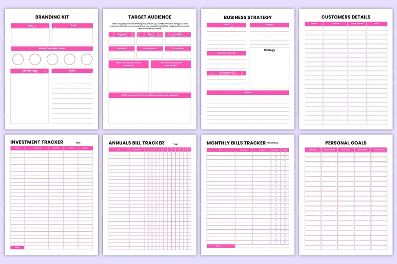 Girl Boss Organizer: Empower Your Workspace - CraftNest - Digital Crafting and Art