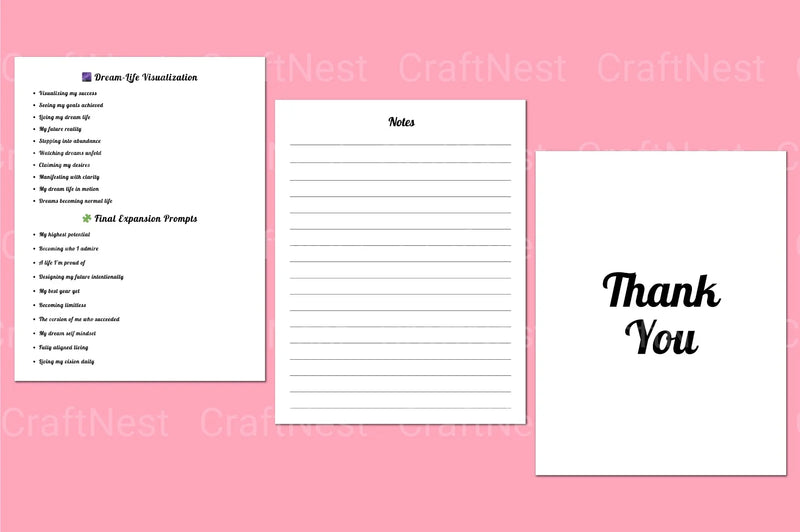 Vision Board Prompts for Inspiration and Goal Setting - CraftNest - Digital Crafting and Art