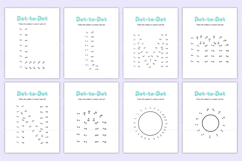 Alphabet Dot to Dot Worksheet for Kids - CraftNest - Digital Crafting and Art