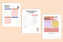 Self Care Wellness Planner for Personal Growth - CraftNest - Digital Crafting and Art