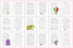 Preschool Alphabet Workbook for Early Learning - CraftNest - Digital Crafting and Art
