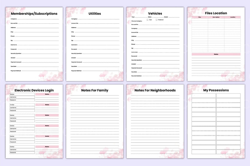 End of Life Planner Guide - CraftNest - Digital Crafting and Art