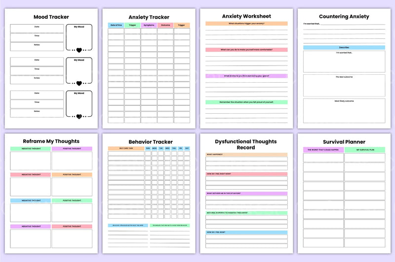 Therapy Healing Workbook for Personal Growth - CraftNest - Digital Crafting and Art