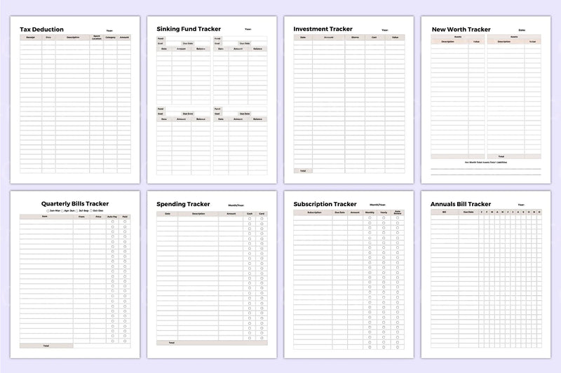 Budget Planner 2023 - CraftNest - Digital Crafting and Art
