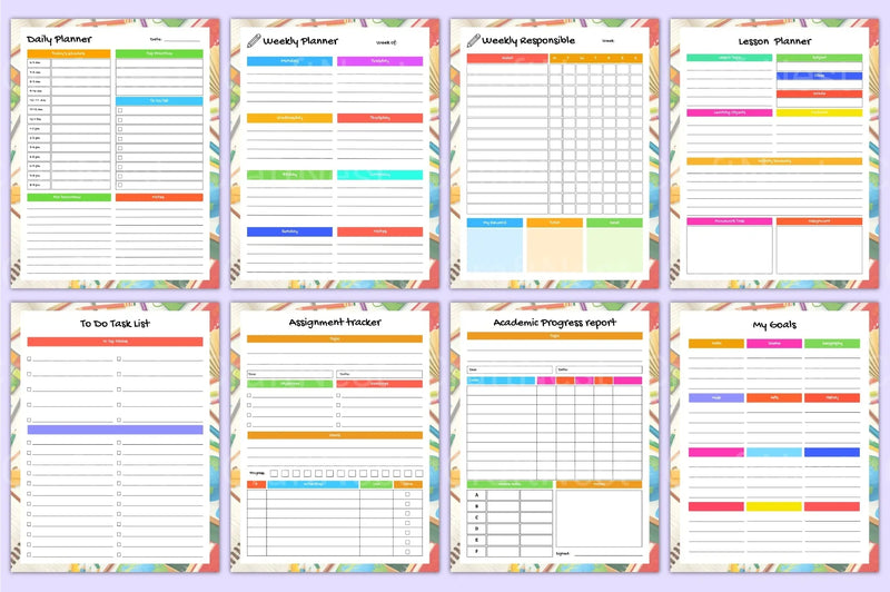 Academic Workbook for Kids - CraftNest - Digital Crafting and Art