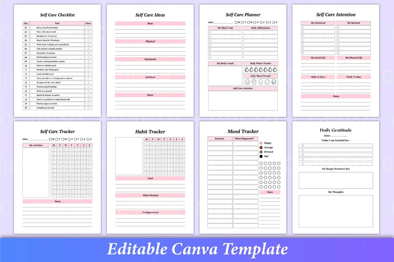 Ultimate ADHD Self-Care Planner - CraftNest - Digital Crafting and Art