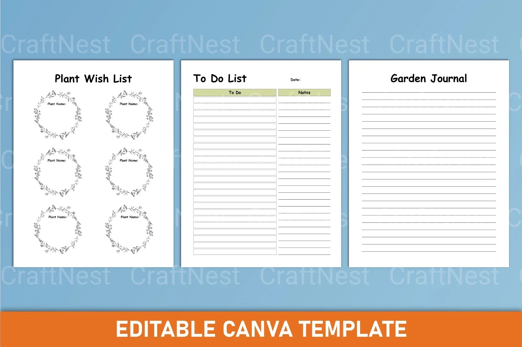 Garden Planner for Kids - CraftNest - Digital Crafting and Art