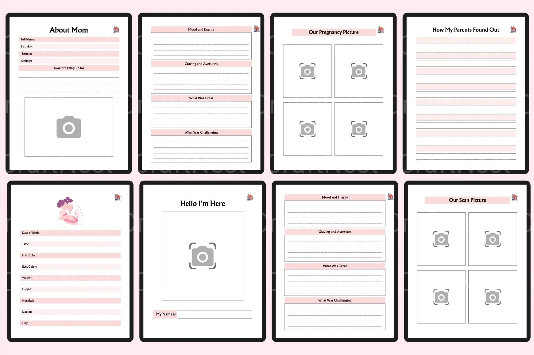 Baby Memory Book: Cherish Every Milestone - CraftNest - Digital Crafting and Art