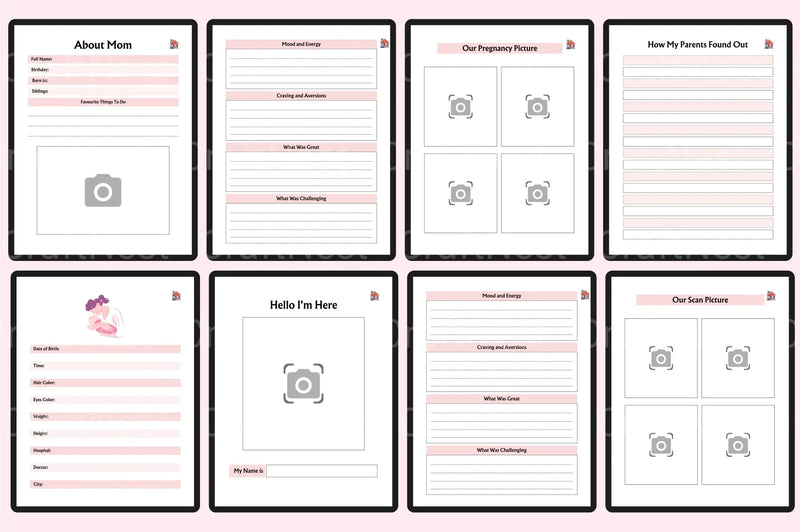 Baby Memory Book: Cherish Every Milestone - CraftNest - Digital Crafting and Art