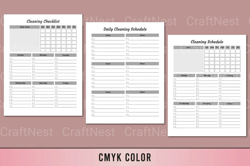 Ultimate Cleaning Planner for Organized Living - CraftNest - Digital Crafting and Art