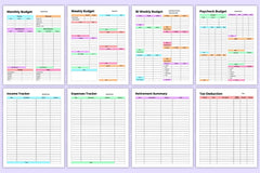 Financial Management Tracker Tool - CraftNest - Digital Crafting and Art