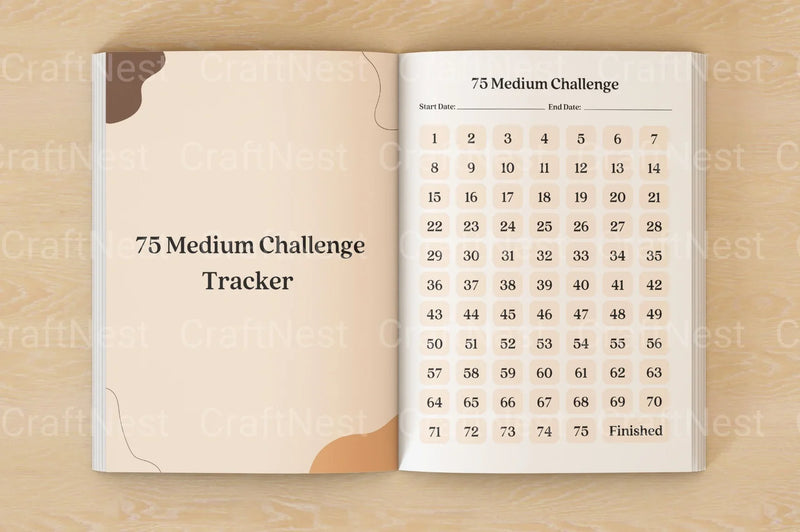 Medium Challenge Tracker: Stay Organized and Motivated - CraftNest - Digital Crafting and Art