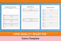 Medical Planner Template - CraftNest - Digital Crafting and Art