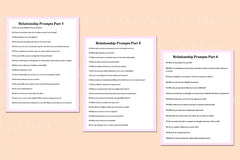 Engaging Relationship Prompts for Deeper Connections - CraftNest - Digital Crafting and Art