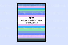 Decluttering Planner & Organizer - CraftNest - Digital Crafting and Art