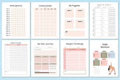 Fitness Meal Planner Guide - CraftNest - Digital Crafting and Art