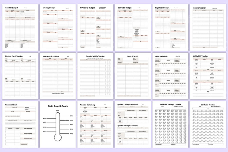 Ultimate Planner Sheets for Organization and Productivity - CraftNest - Digital Crafting and Art