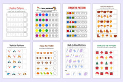 Kindergarten Pattern Workbook for Early Learning - CraftNest - Digital Crafting and Art