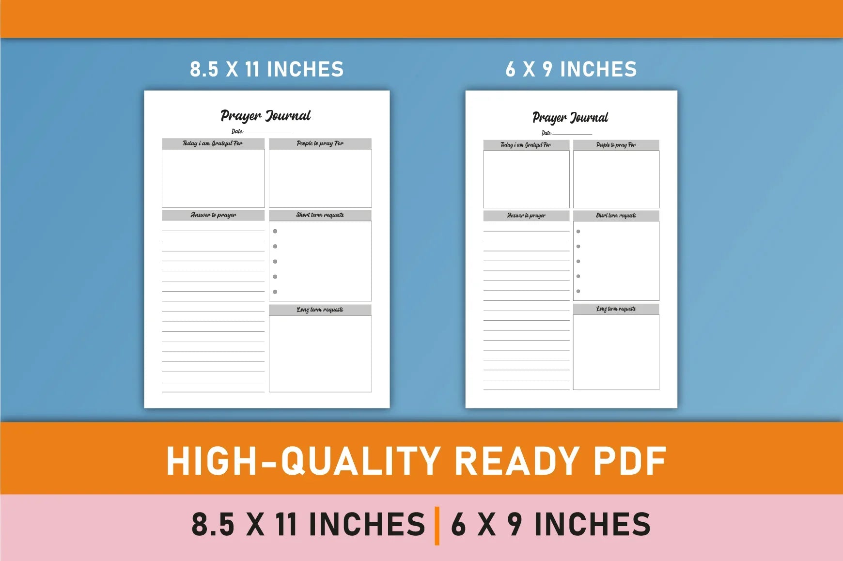 Prayer Planner - CraftNest - Digital Crafting and Art
