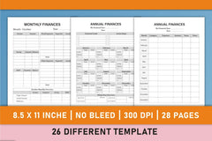 Finance Planner from 100 Planner - CraftNest - Digital Crafting and Art