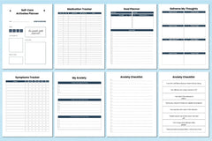 Mental Health Planner for Wellness and Self-Care - CraftNest - Digital Crafting and Art