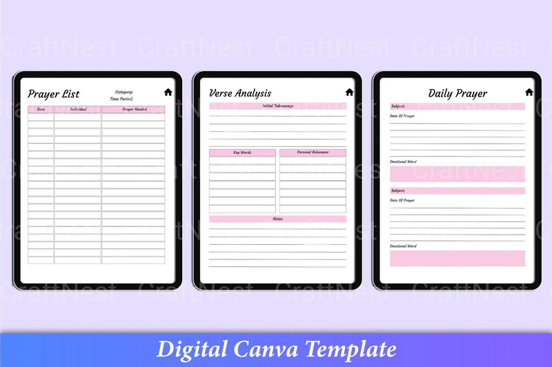 Bible Devotional Planner for Daily Inspiration - CraftNest - Digital Crafting and Art