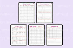 Side Hustle Planner for Entrepreneurs - CraftNest - Digital Crafting and Art