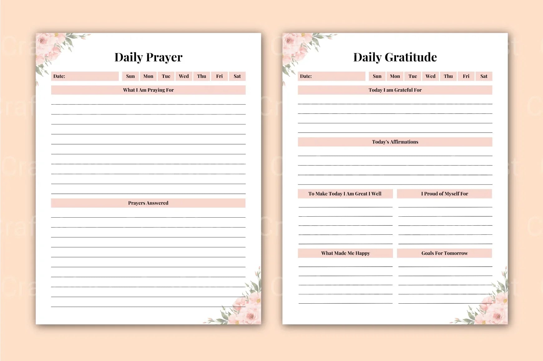 Prayer of Gratitude - CraftNest - Digital Crafting and Art