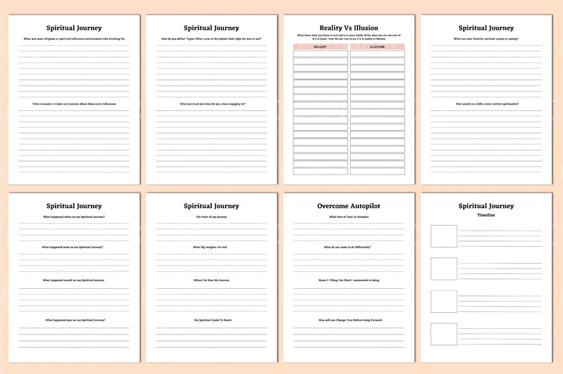 Spiritual Awakening Workbook Guide - CraftNest - Digital Crafting and Art