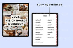 Vision Board Workbook for Goal Setting and Inspiration - CraftNest - Digital Crafting and Art