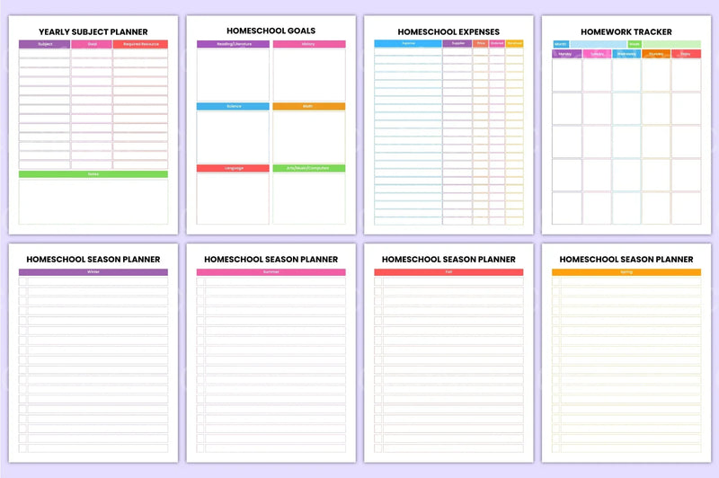 Mega Homeschool Planner 2023 - CraftNest - Digital Crafting and Art