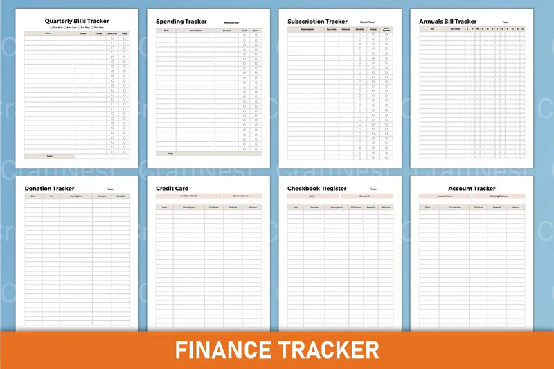 Budget Finance Planner - CraftNest - Digital Crafting and Art