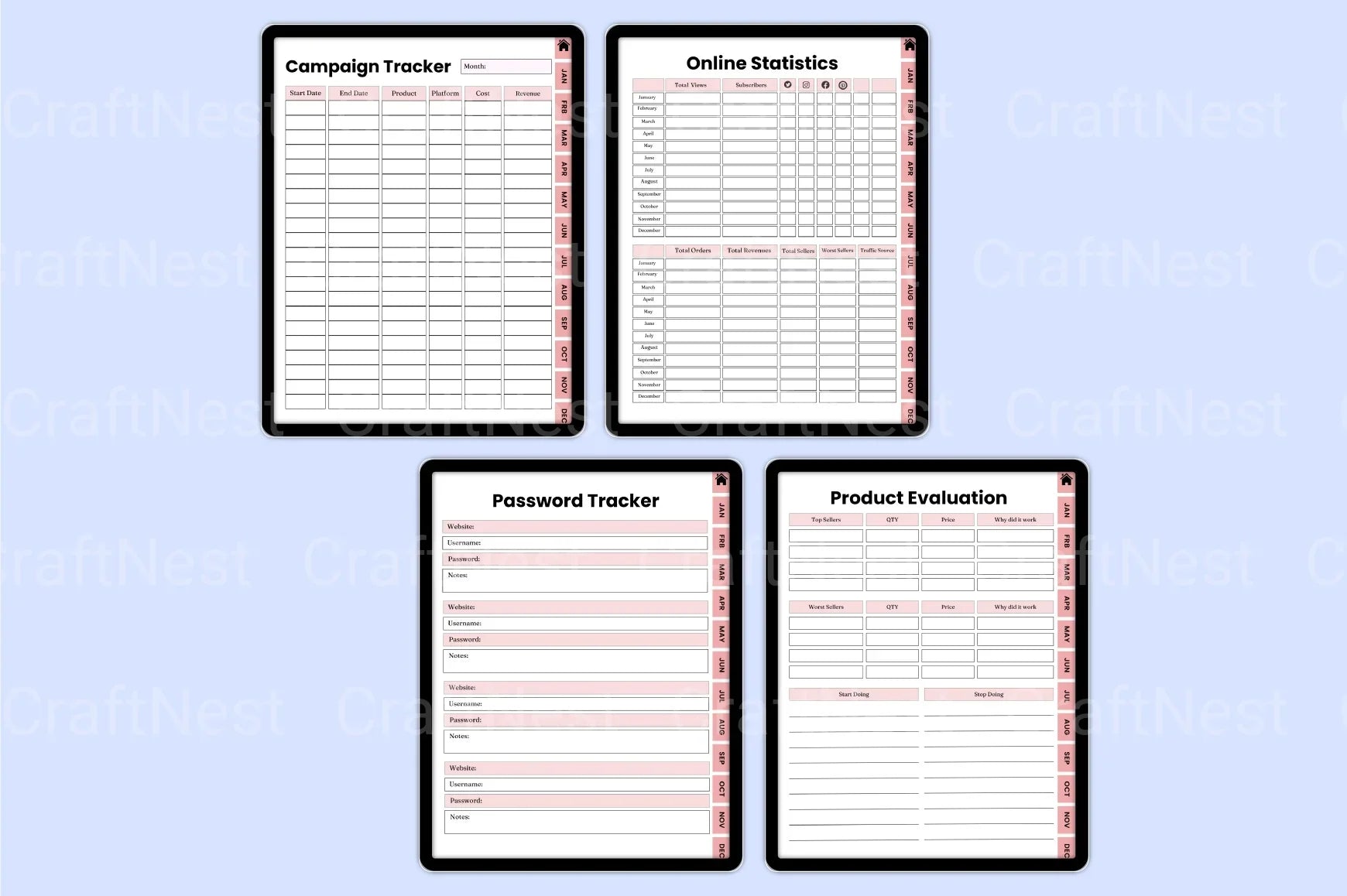 Business Workbook Guide - CraftNest - Digital Crafting and Art