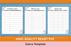 Wedding Planner Canva Template - CraftNest - Digital Crafting and Art