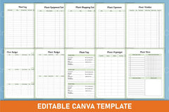 Home Plant Care Planner Template - CraftNest - Digital Crafting and Art