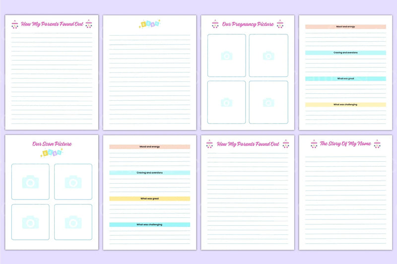 Baby Memory Book: Cherish Every Milestone - CraftNest - Digital Crafting and Art