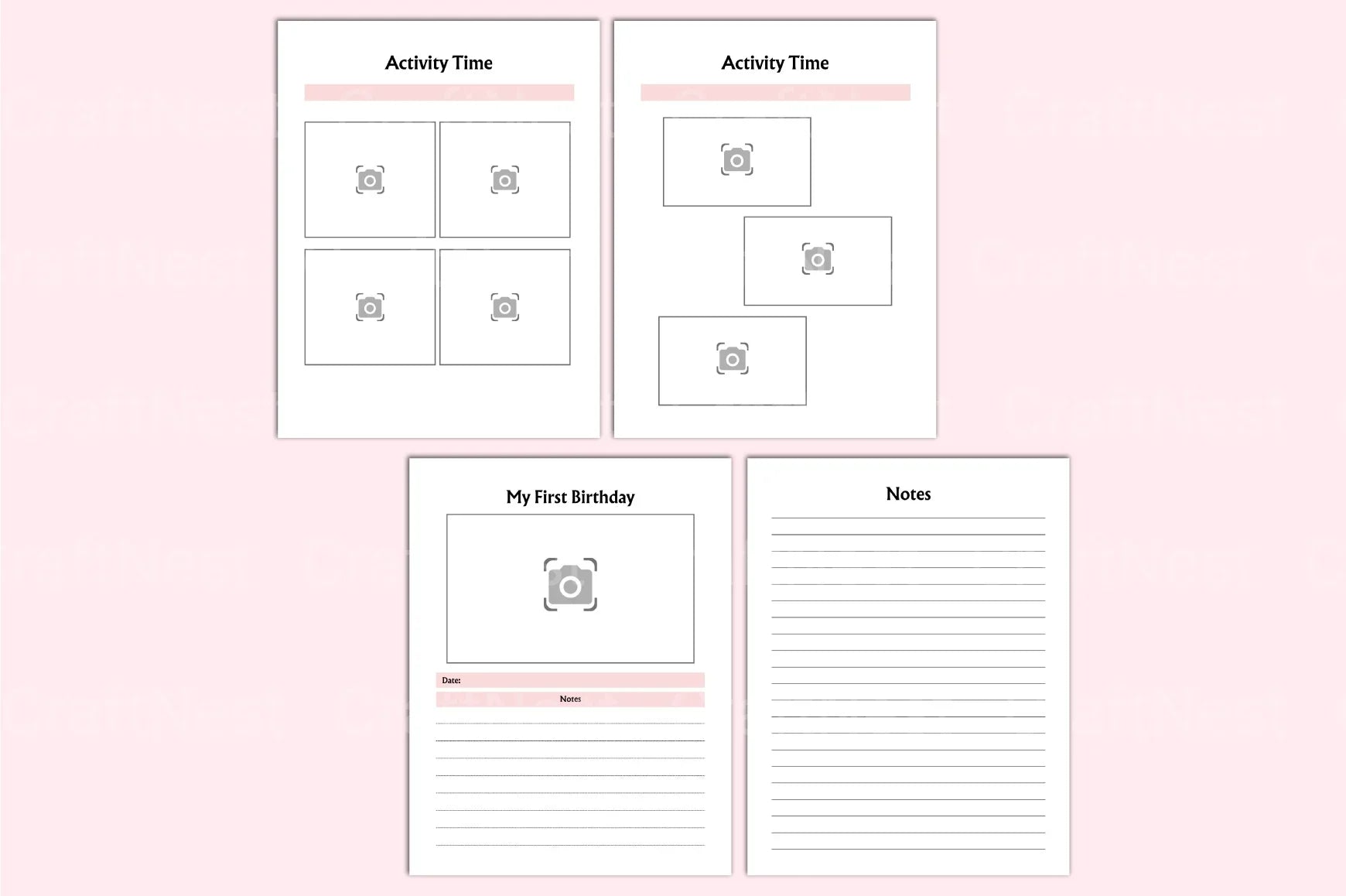 Baby Memory Book: Cherish Every Milestone - CraftNest - Digital Crafting and Art
