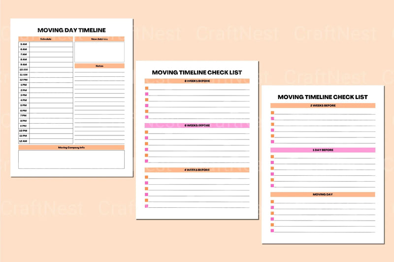 Moving Planner Guide - CraftNest - Digital Crafting and Art