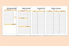 Devotional Planner for Spiritual Growth - CraftNest - Digital Crafting and Art