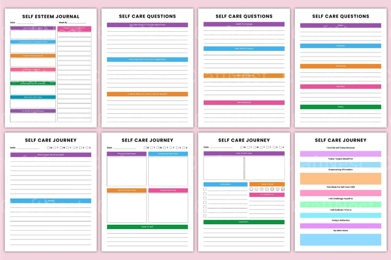 Self Care Growth Guide - CraftNest - Digital Crafting and Art