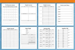 Garden Planner Canva Template - CraftNest - Digital Crafting and Art