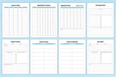 Anxiety and Depression Workbook - CraftNest - Digital Crafting and Art