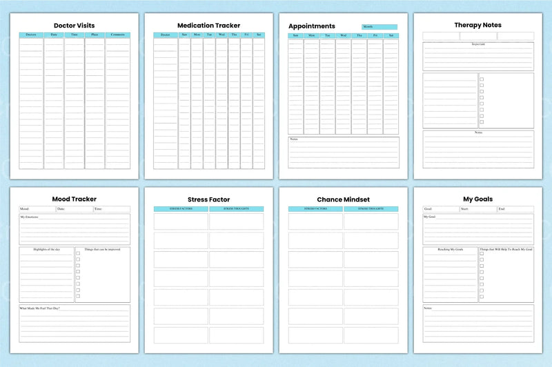 Anxiety and Depression Workbook - CraftNest - Digital Crafting and Art