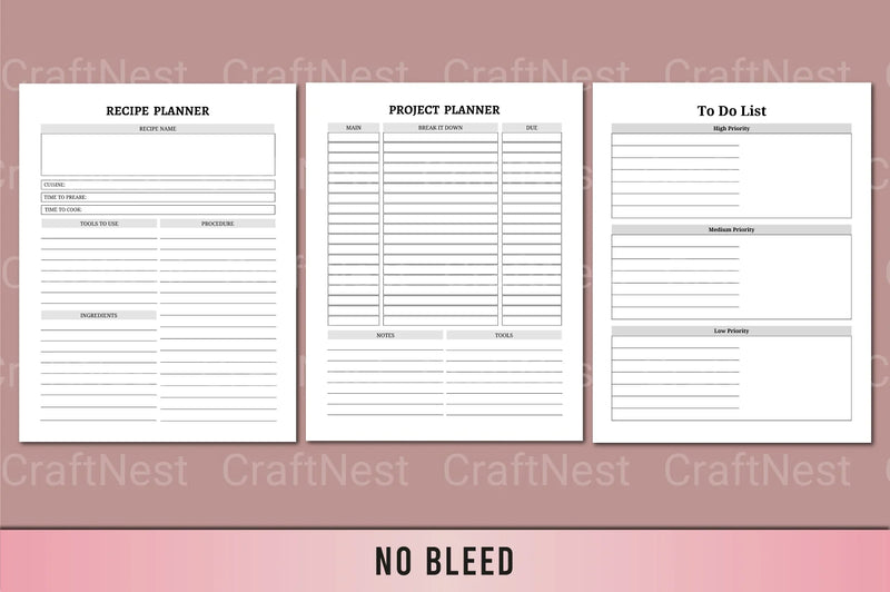Life Planner: Organize Your Day with Ease - CraftNest - Digital Crafting and Art