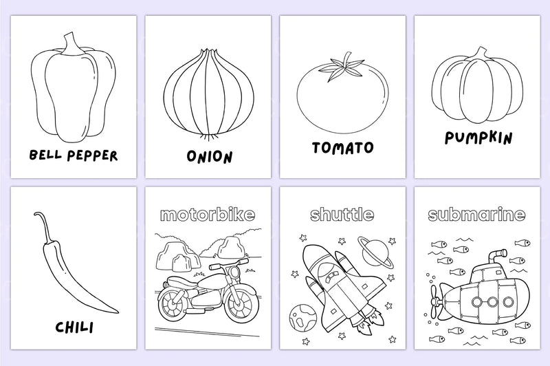 Coloring Book for Kids - CraftNest - Digital Crafting and Art