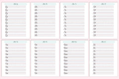 Cursive Letter Workbook for Handwriting Practice - CraftNest - Digital Crafting and Art